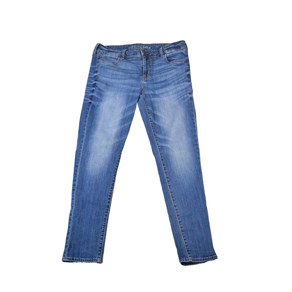 American Eagle Jeans Womens  14 (33x28) Jegging Blue  Denim